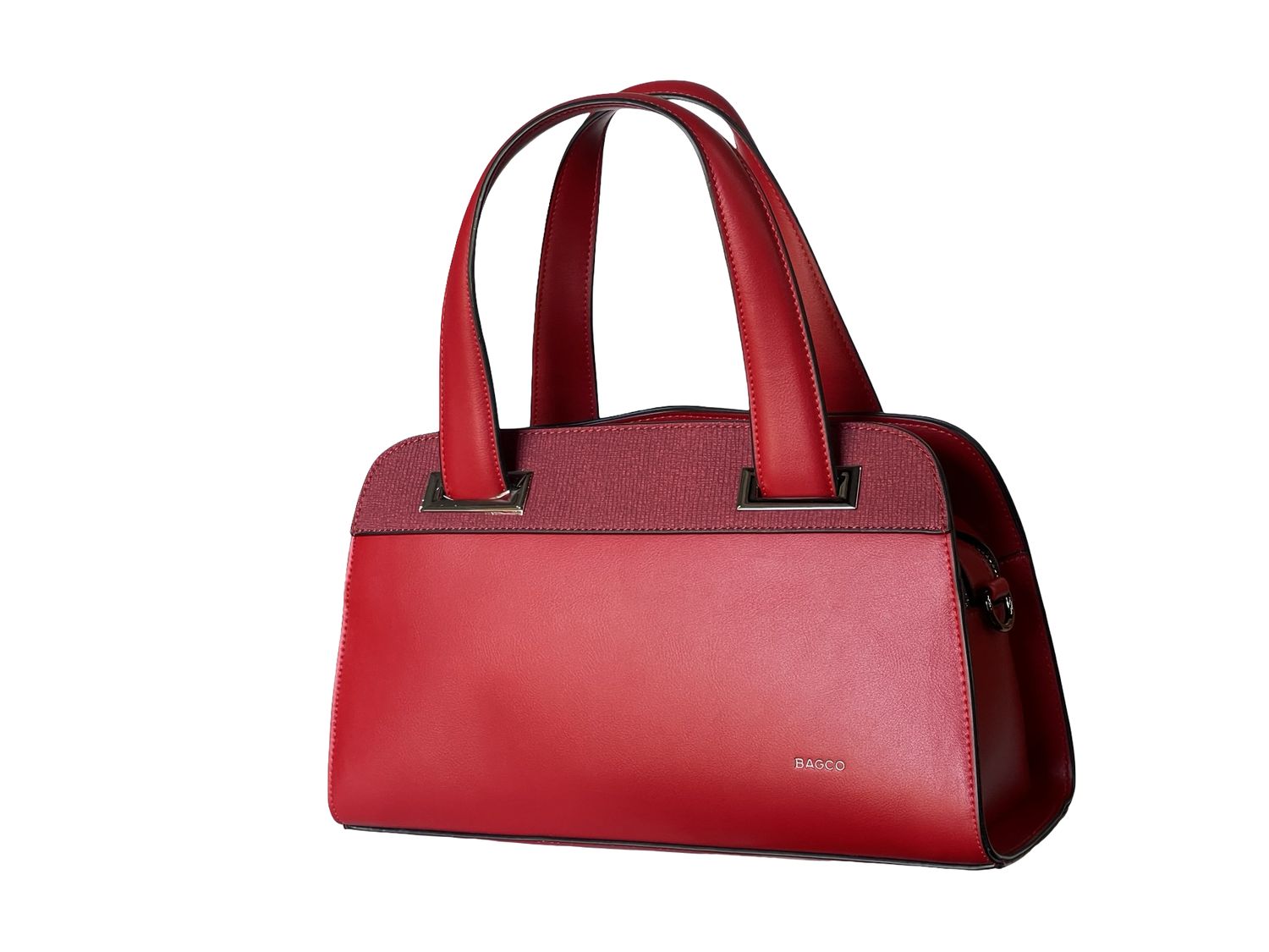 Structured BAGCO Red Handbag