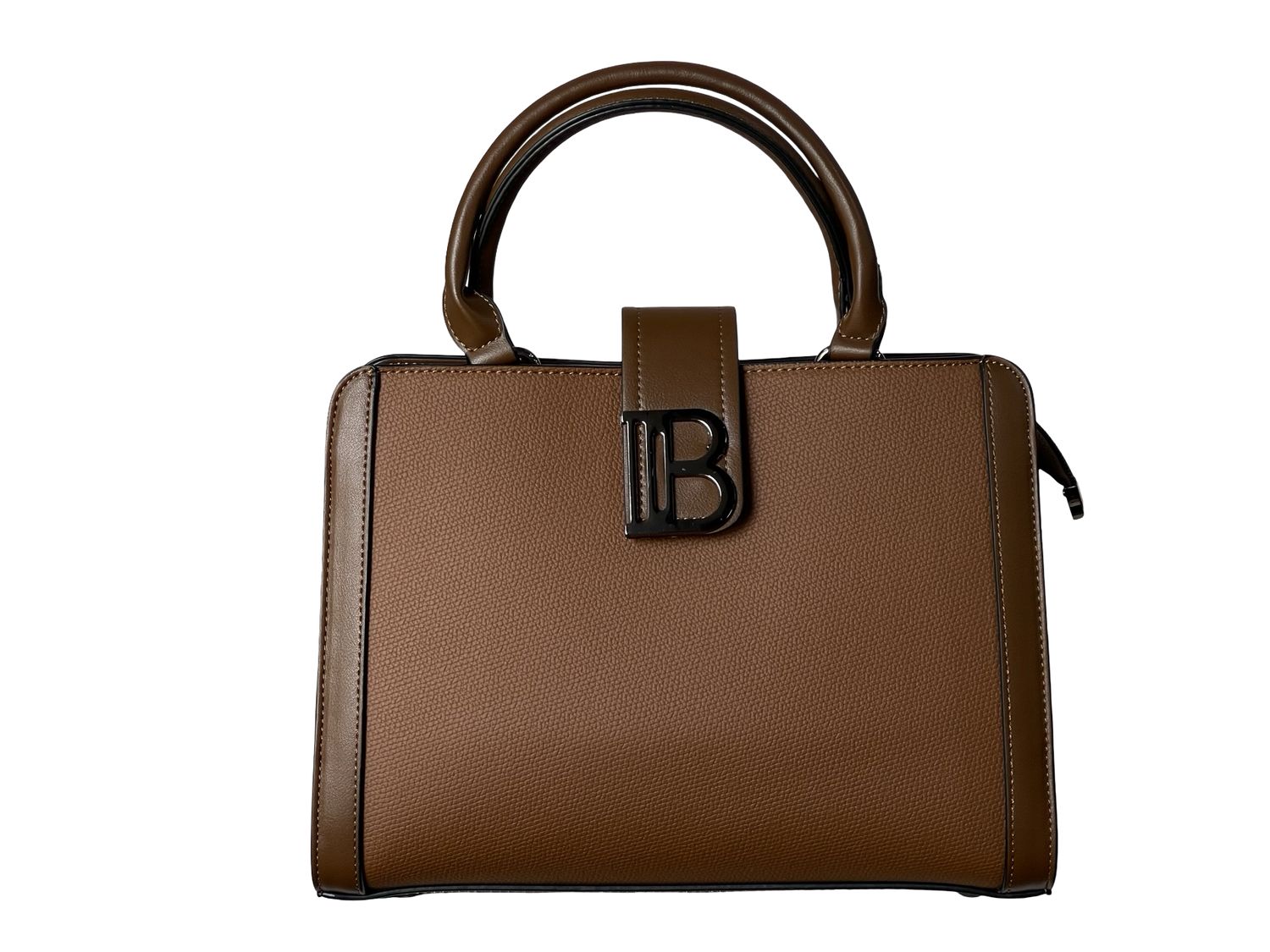High End Luxury Two-Tone Coffee Executive BAGCO Handbag