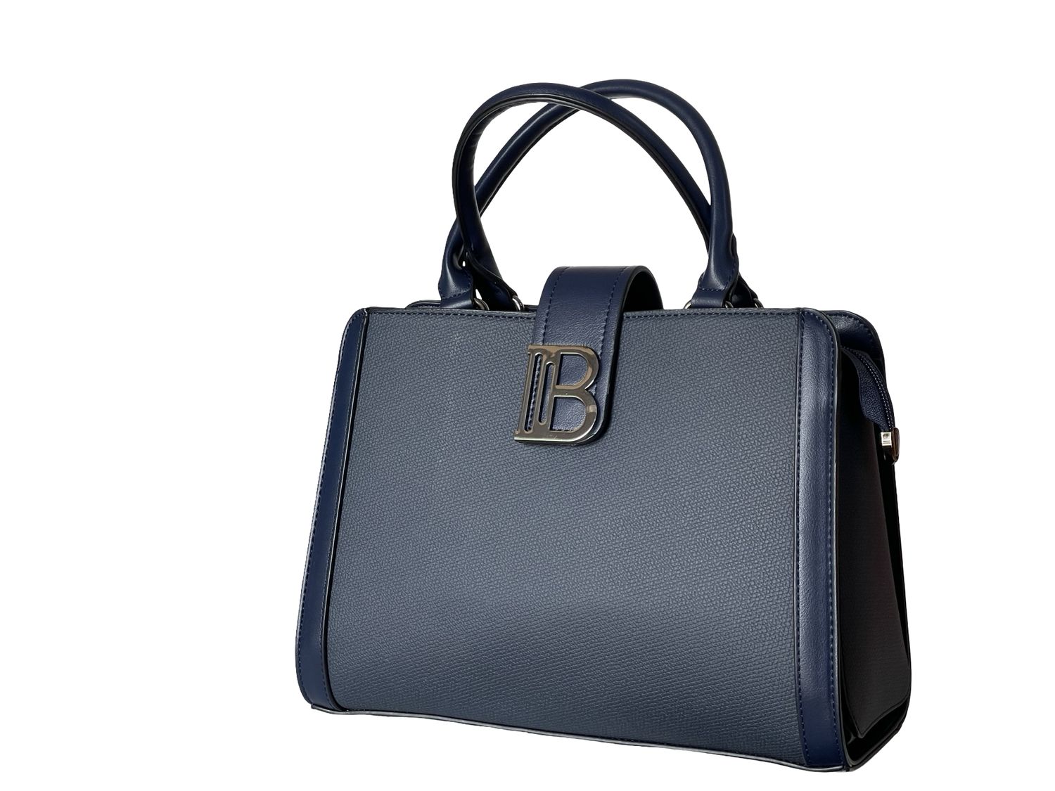 High End Luxury Two-Tone Blue Executive BAGCO Handbag