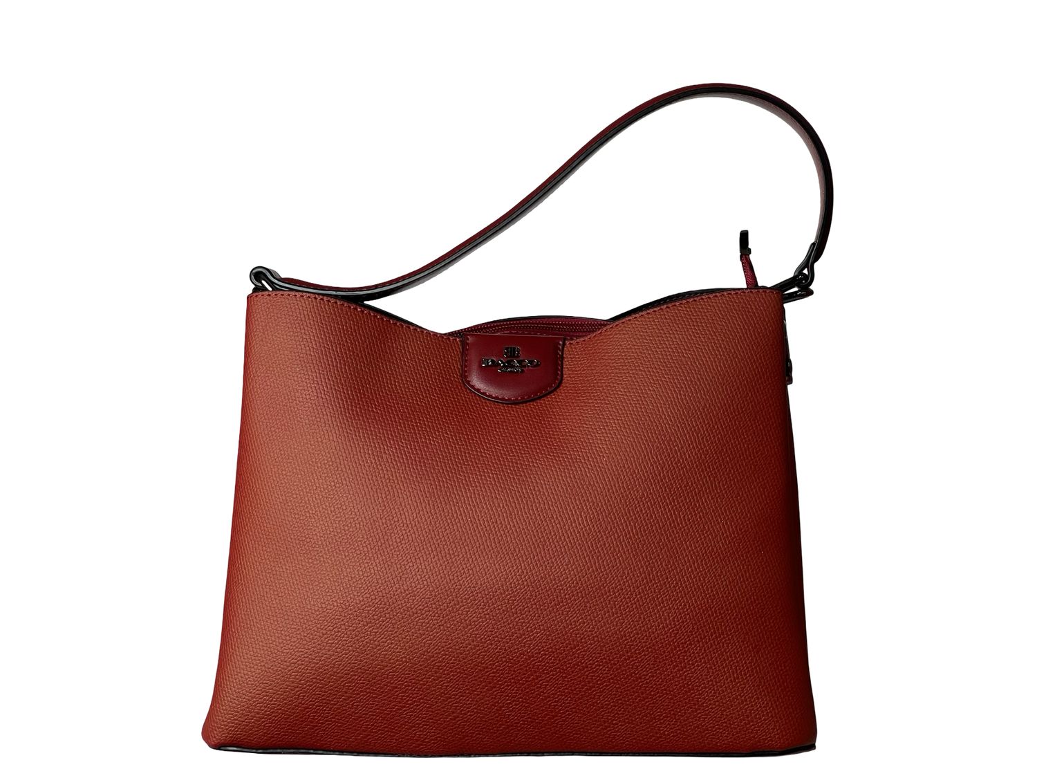 BAGCO Minimalist Red Hue Shoulder Bag with Sleek Design