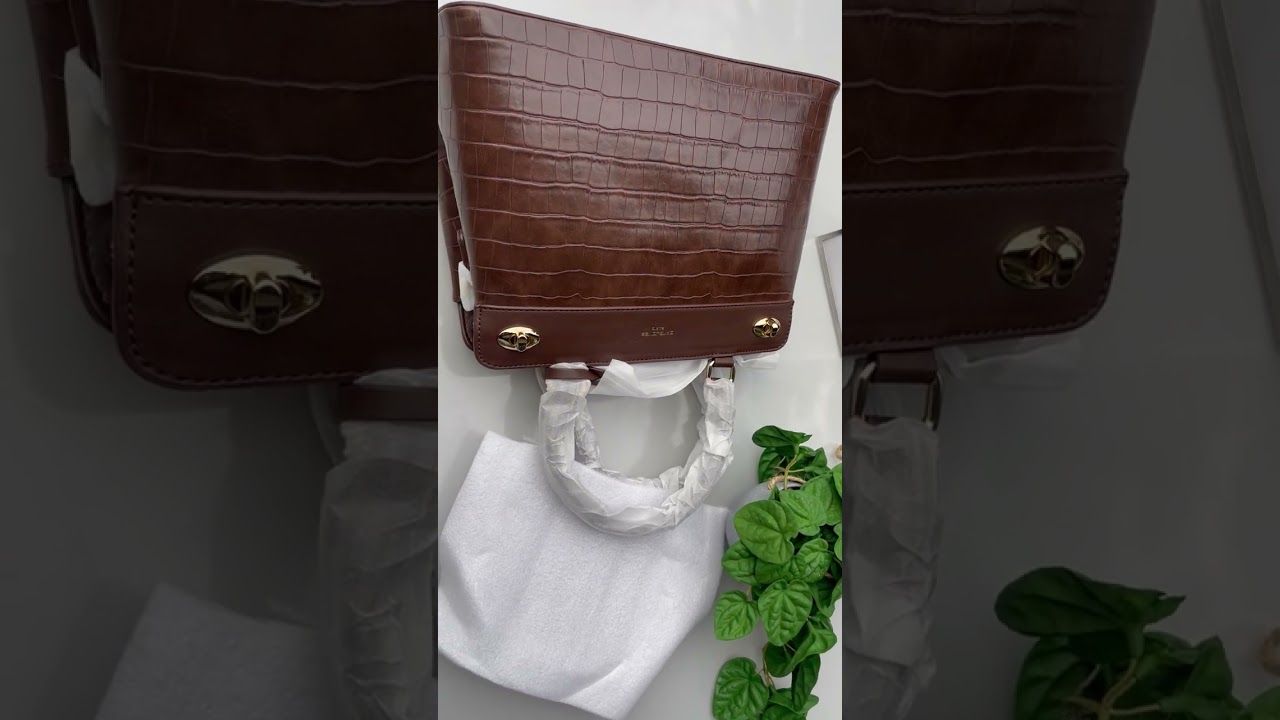 Video - David Jones Brown Handbag