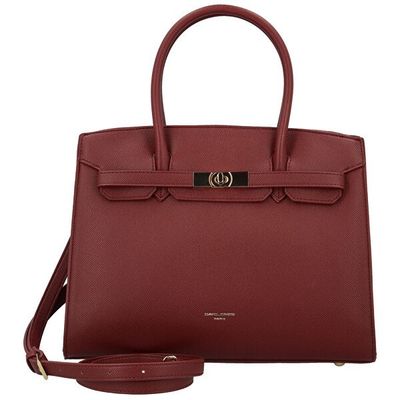 David Jones Birkin Maroon Handbag DJ491D