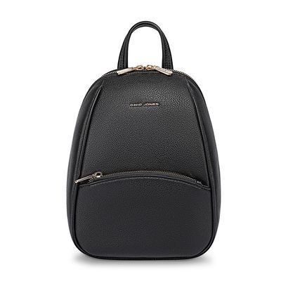 David Jones Black Backpack DJ504D