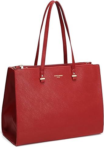 David Jones Red Handbag DJ546D