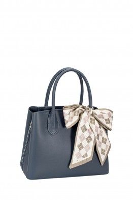 David Jones Blue Handbag DJ540D