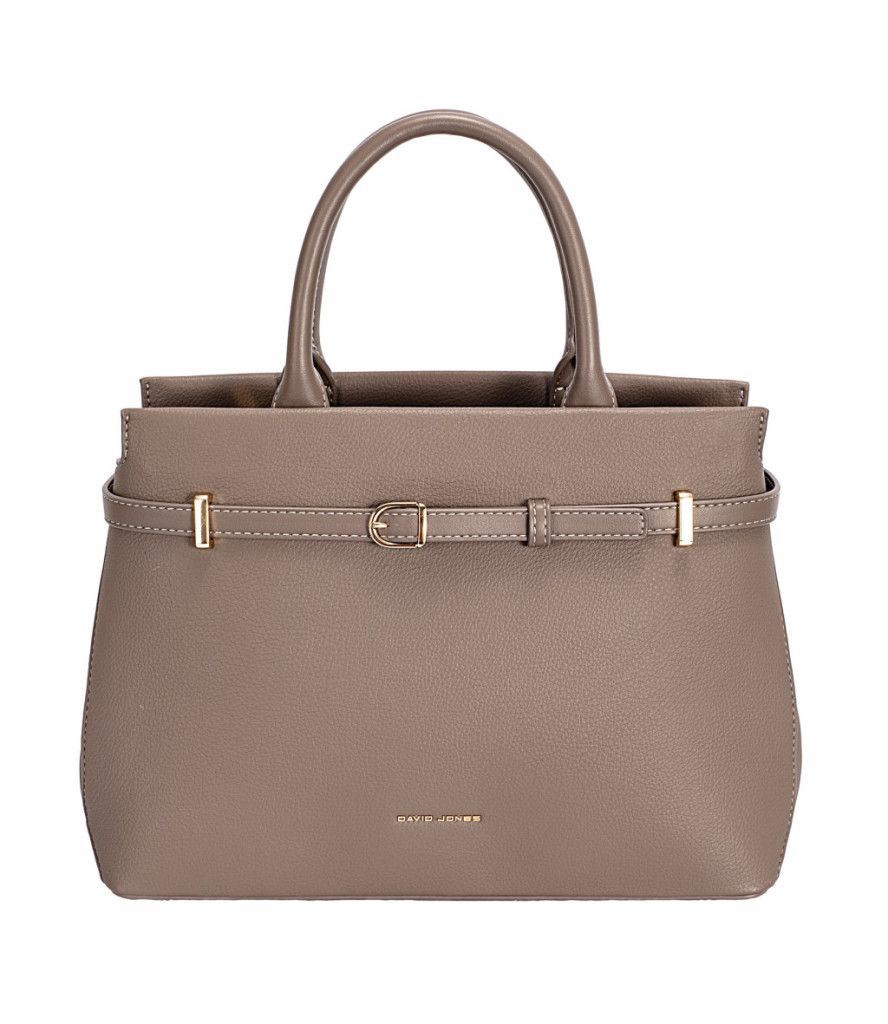 David Jones Taupe Handbag DJ565D