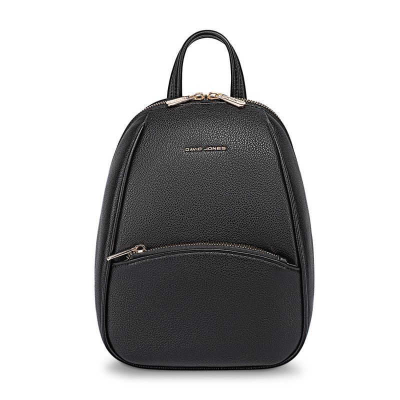 David Jones Black Backpack DJ504D