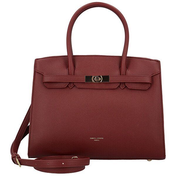 David Jones Birkin Maroon Handbag DJ491D