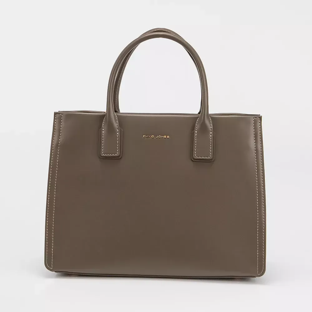 David Jones Dark Taupe Handbag DJ426D