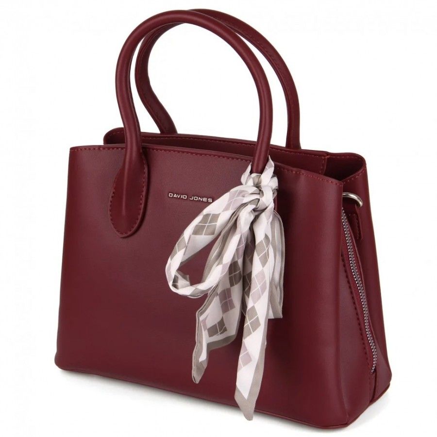 David Jones Maroon Handbag DJ538D