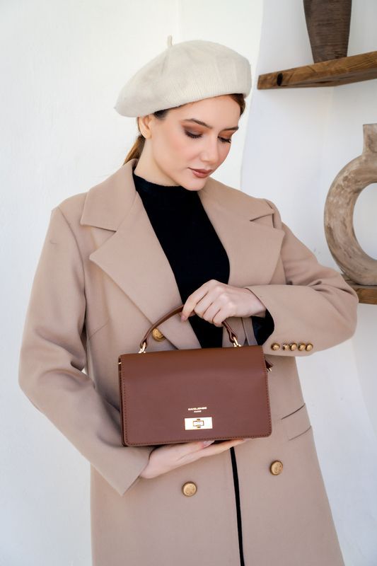 David Jones New Trend Brown Handbag DJ529D