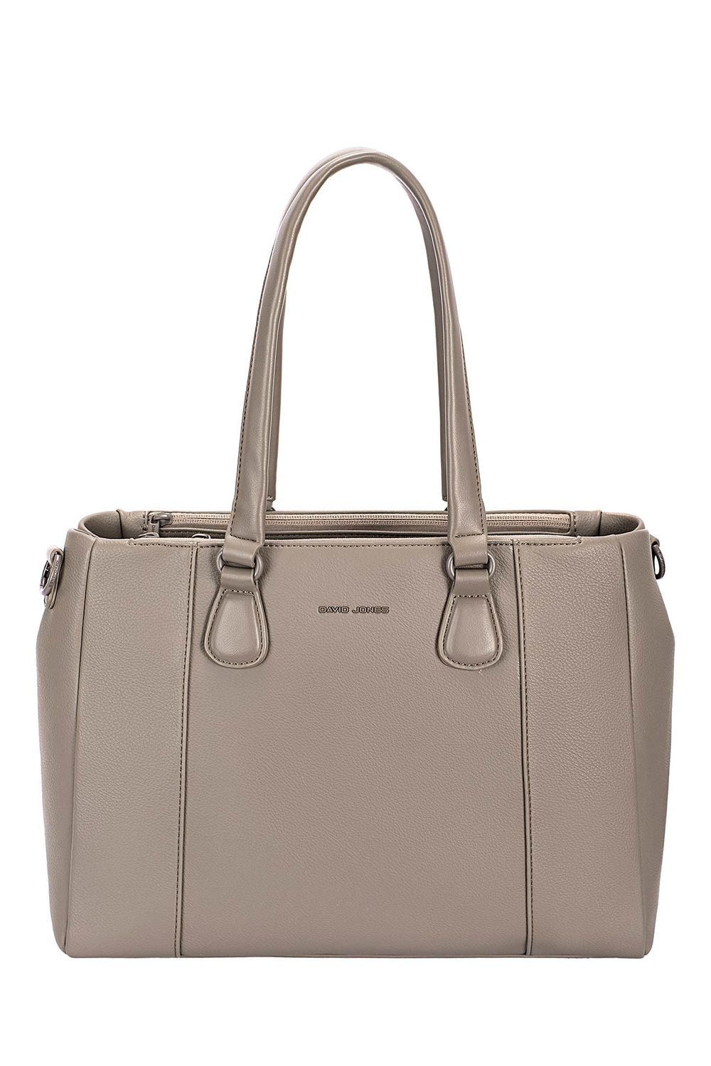 David Jones Taupe Handbag DJ457D