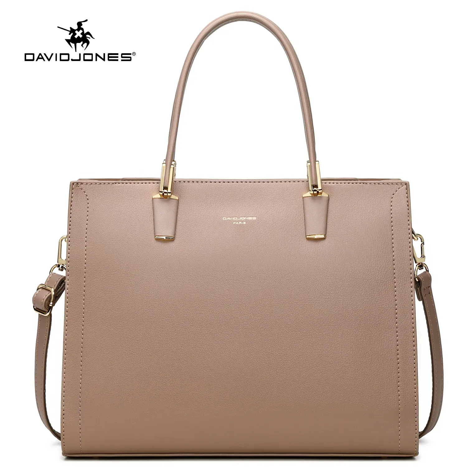 David Jones Taupe Handbag DJ537D