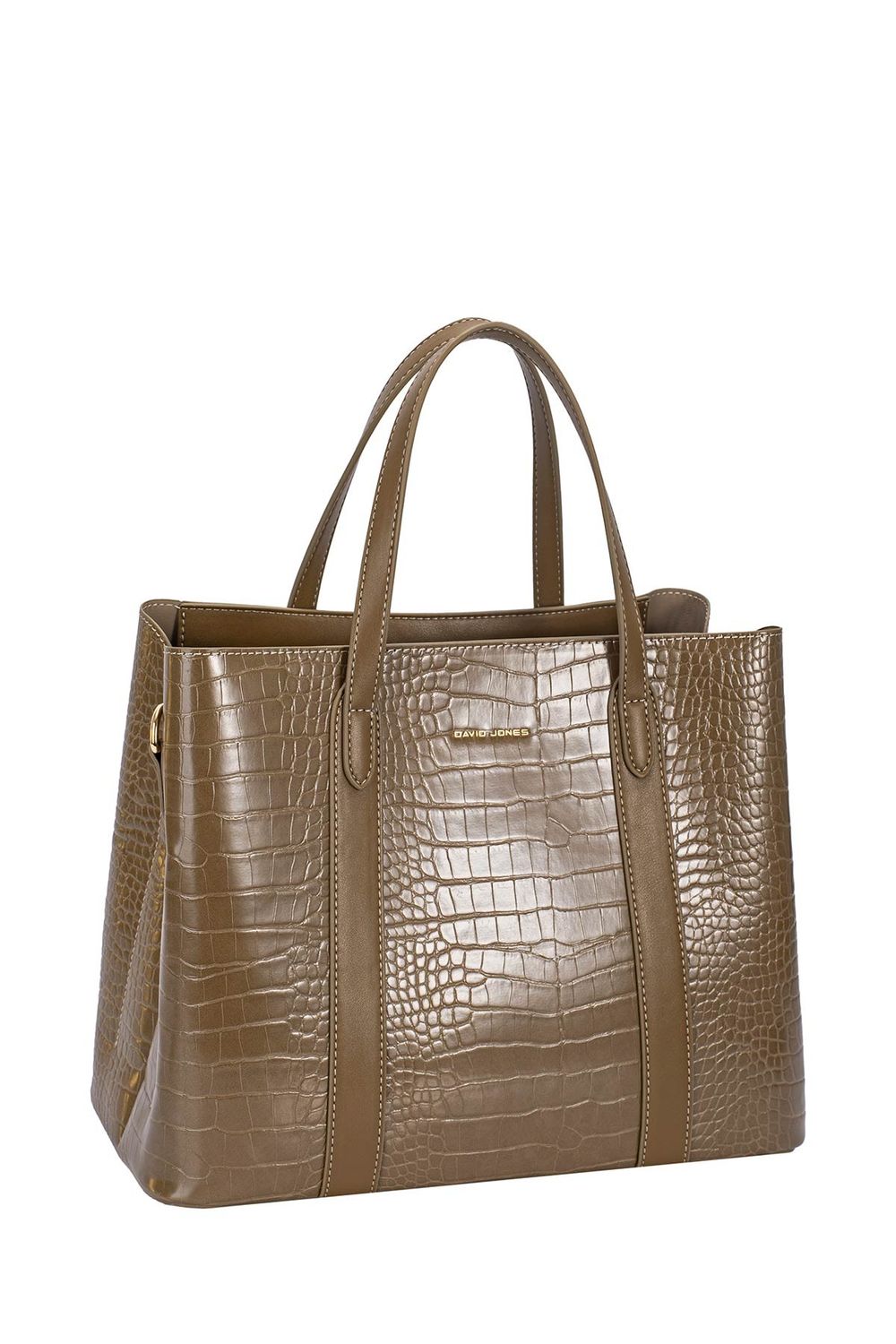 David Jones Taupe Handbag DJ423D