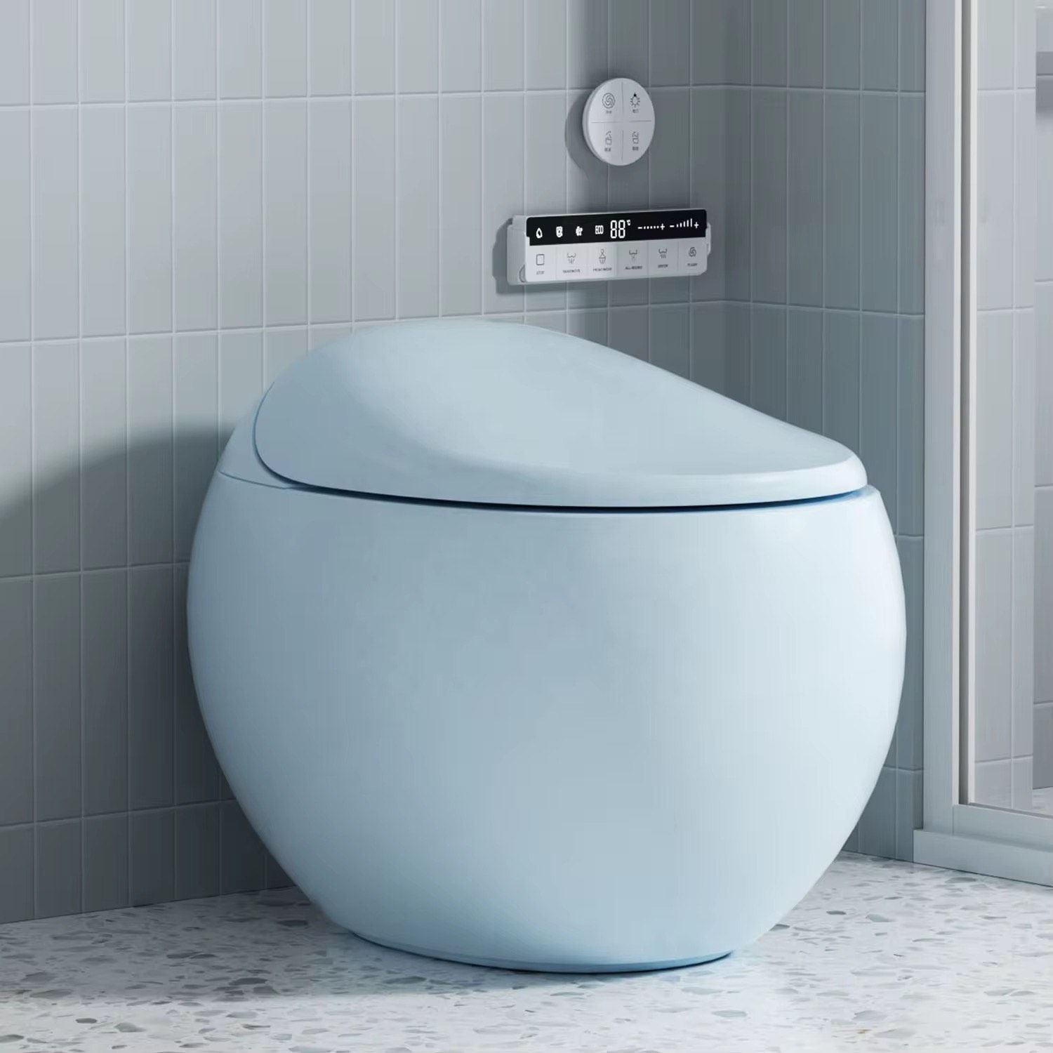 SMART Egg Shaped Toilet (Intelligent Toilet)