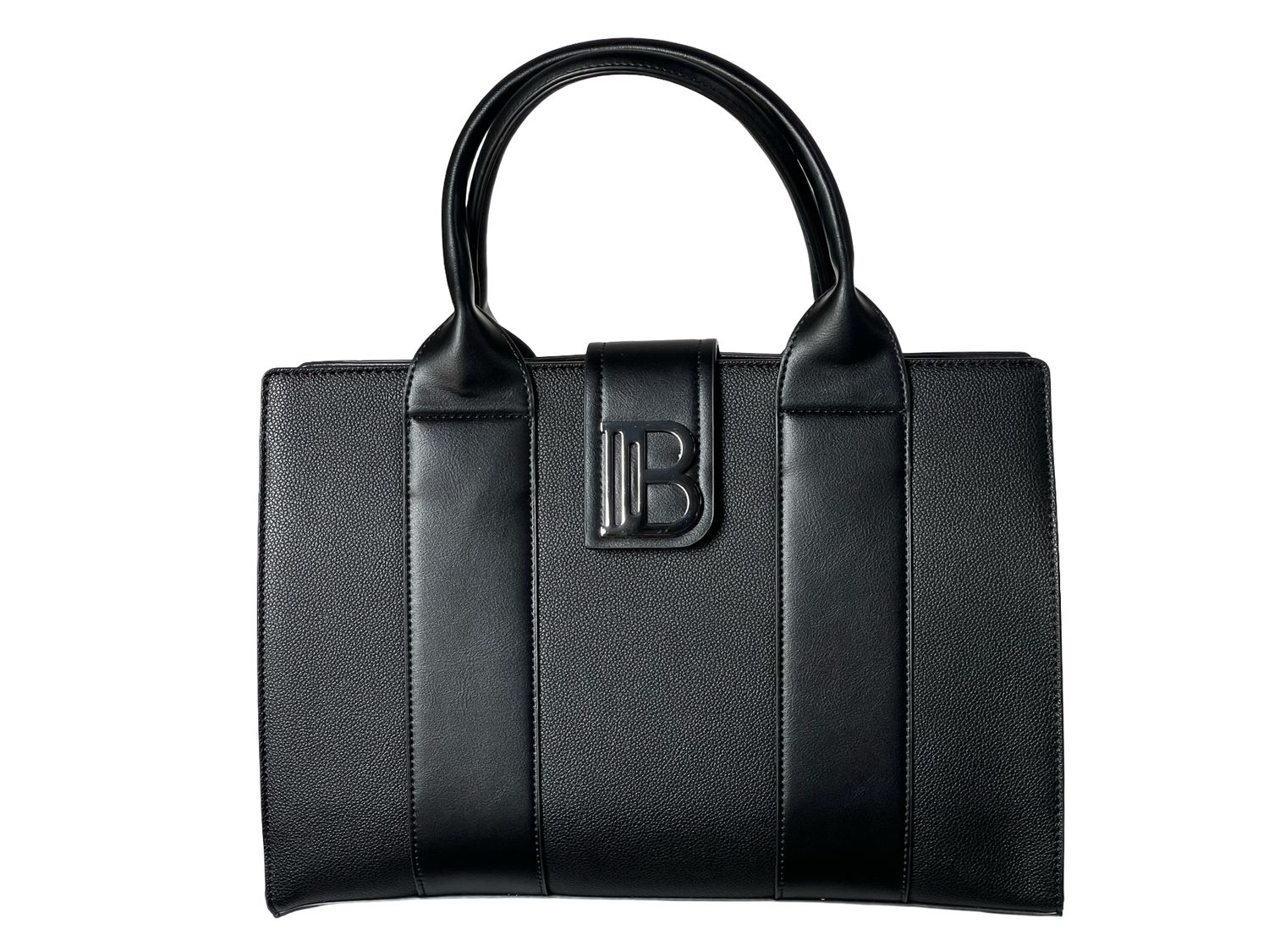 Premium Executive Black Structured BAGCO Handbag