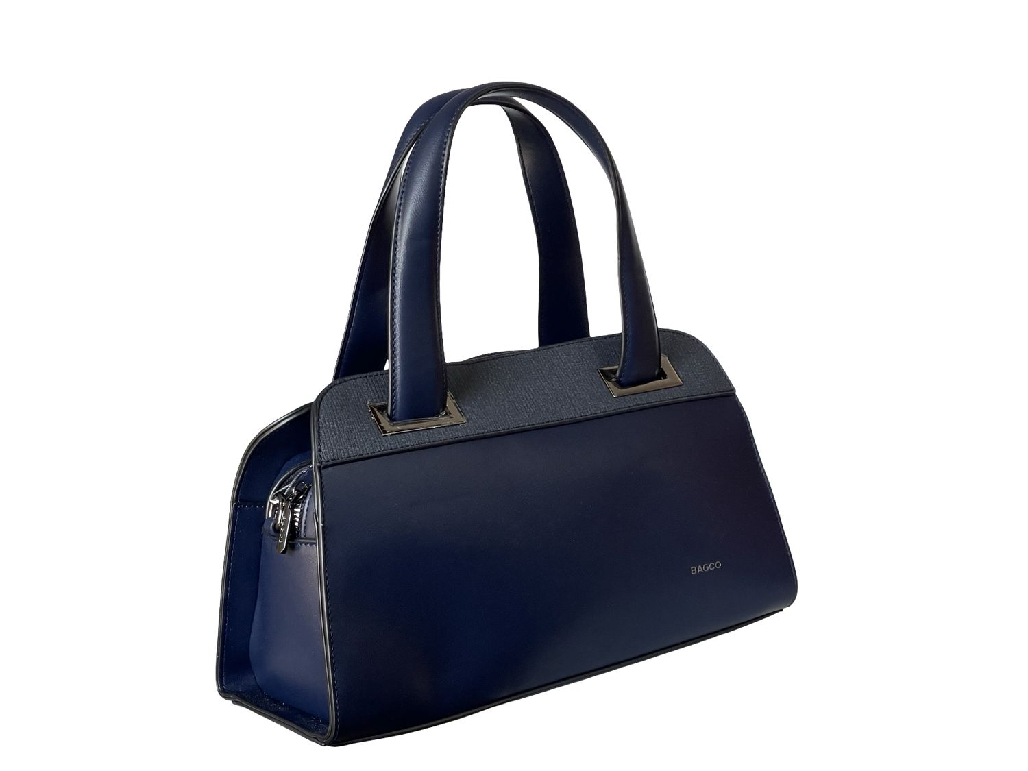 Structured BAGCO Blue Handbag