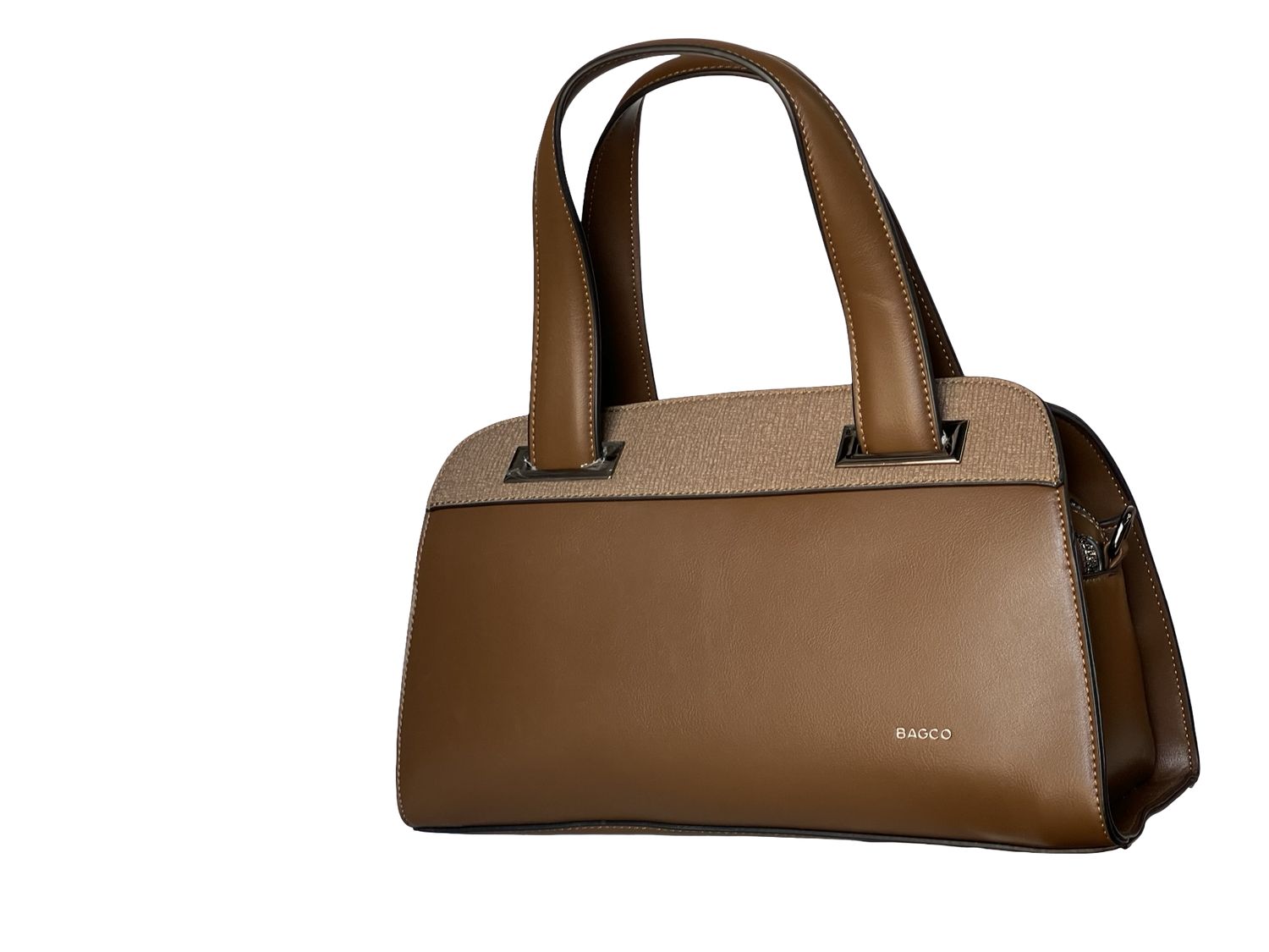 Structured BAGCO Coffee Handbag