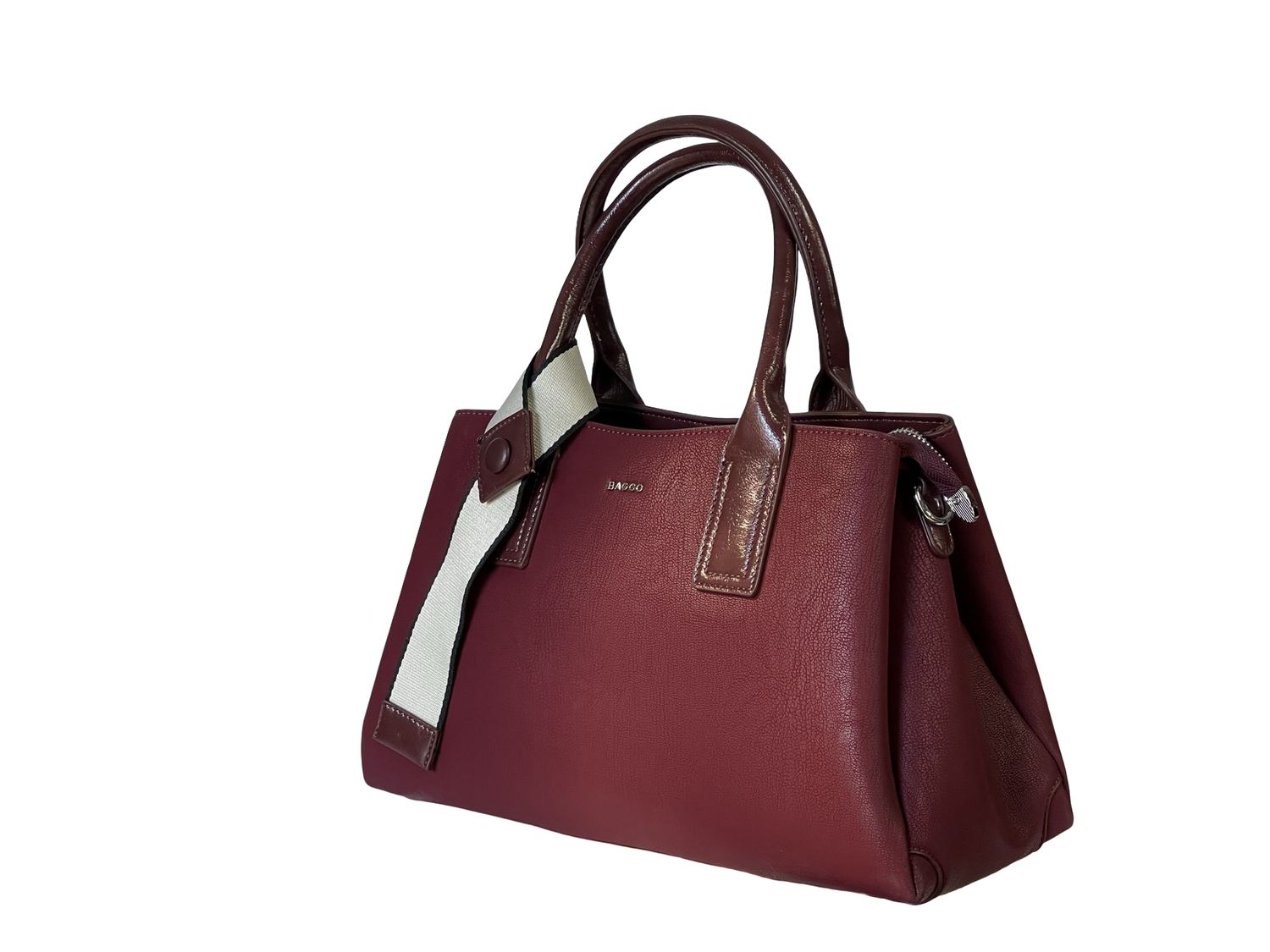 BAGCO Maroon Standard Handbag - SOFT5078010