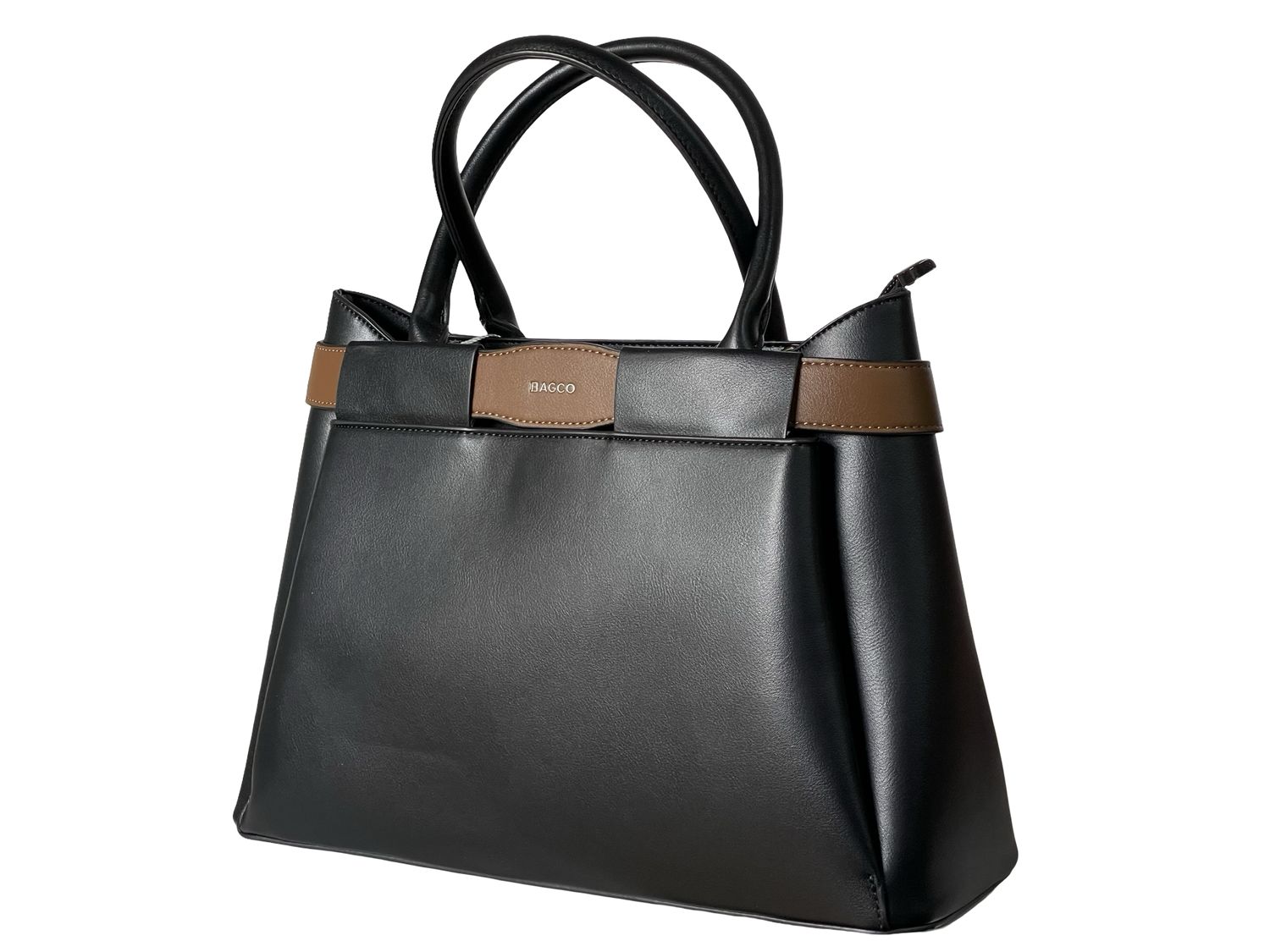 BAGCO Black Women’s Handbag – Vegan Leather Tote -BX012504043T