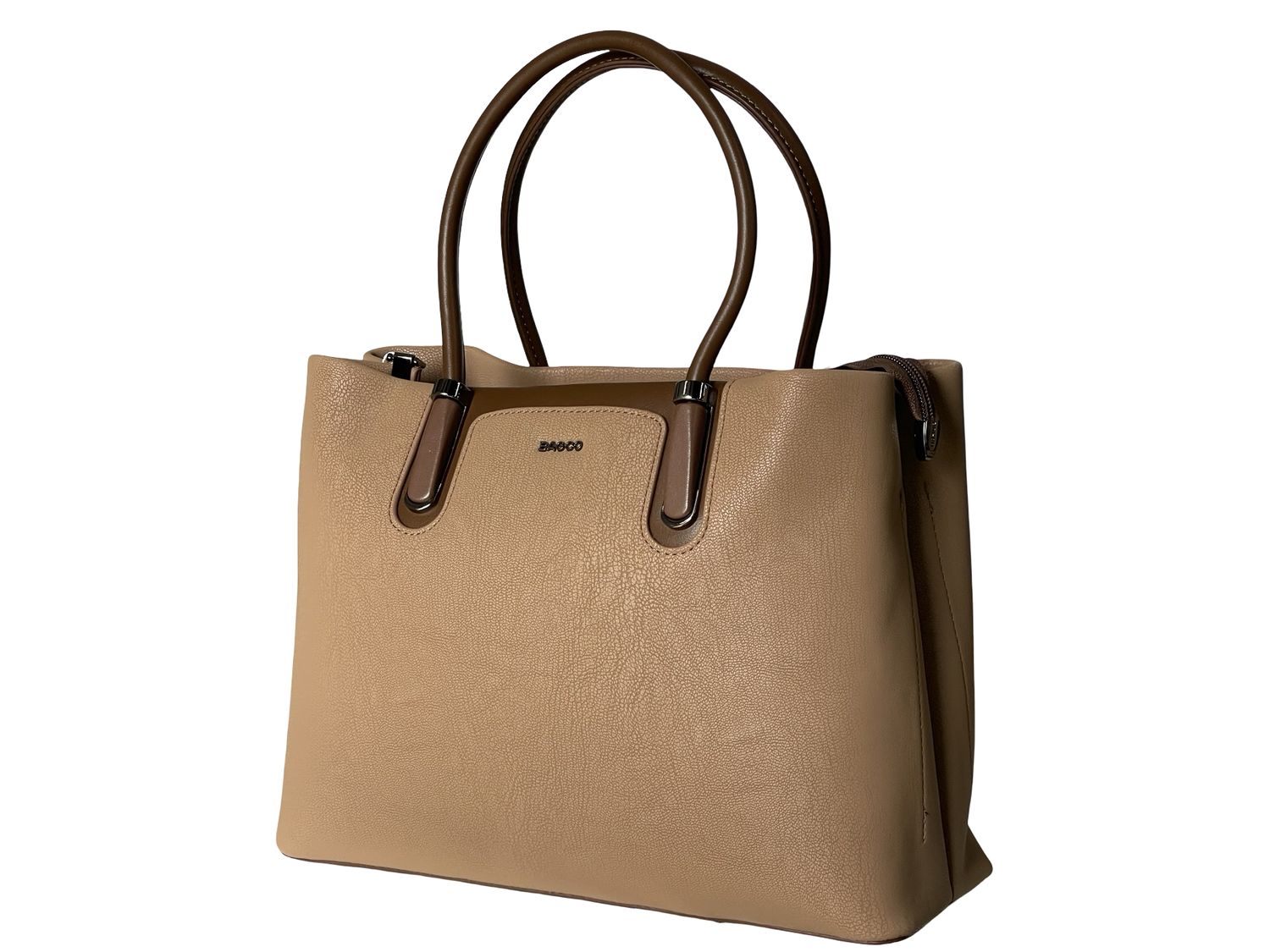 BAGCO Classic Khaki Tote Bag -BX012504041T