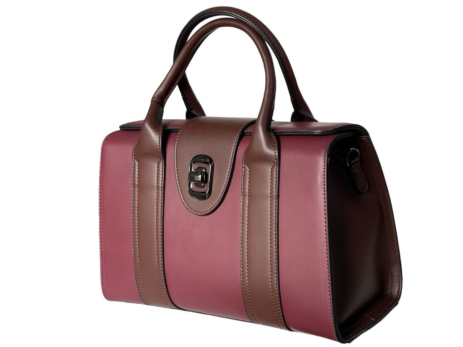 BAGCO Executive Maroon Handbag