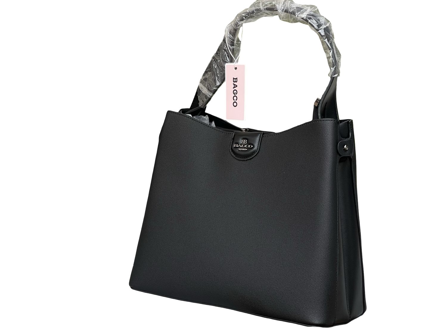 BAGCO BLACK Shoulder Handbag -JF012504029T