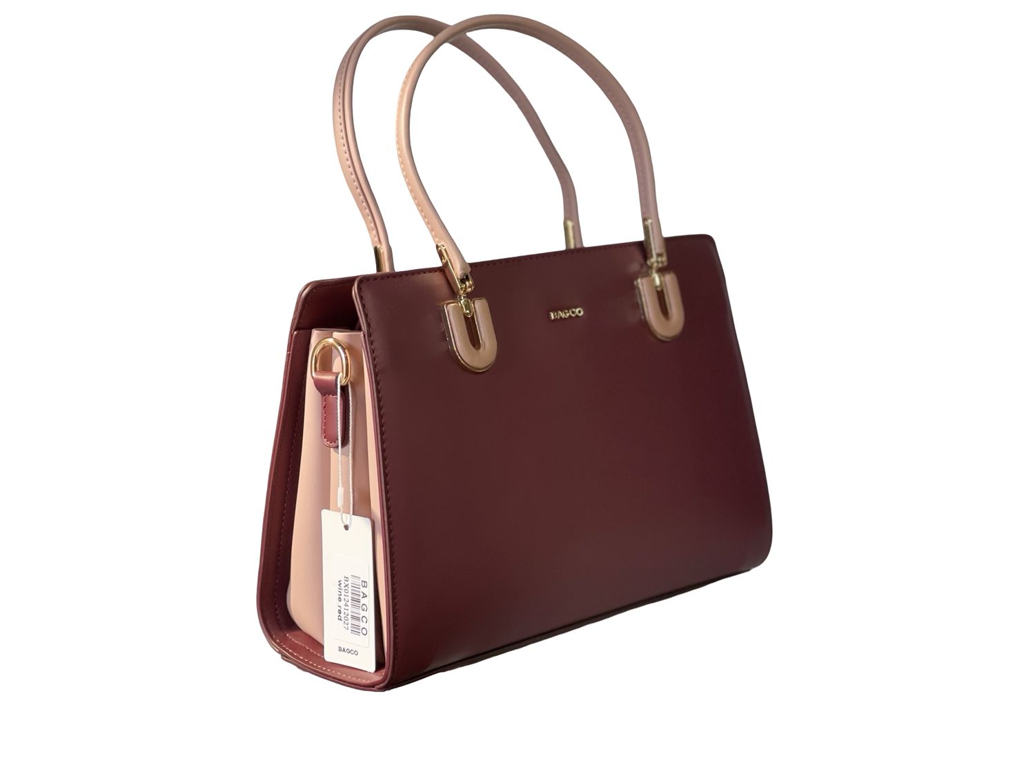 BAGCO Maroon Handbag - BXZO3092027