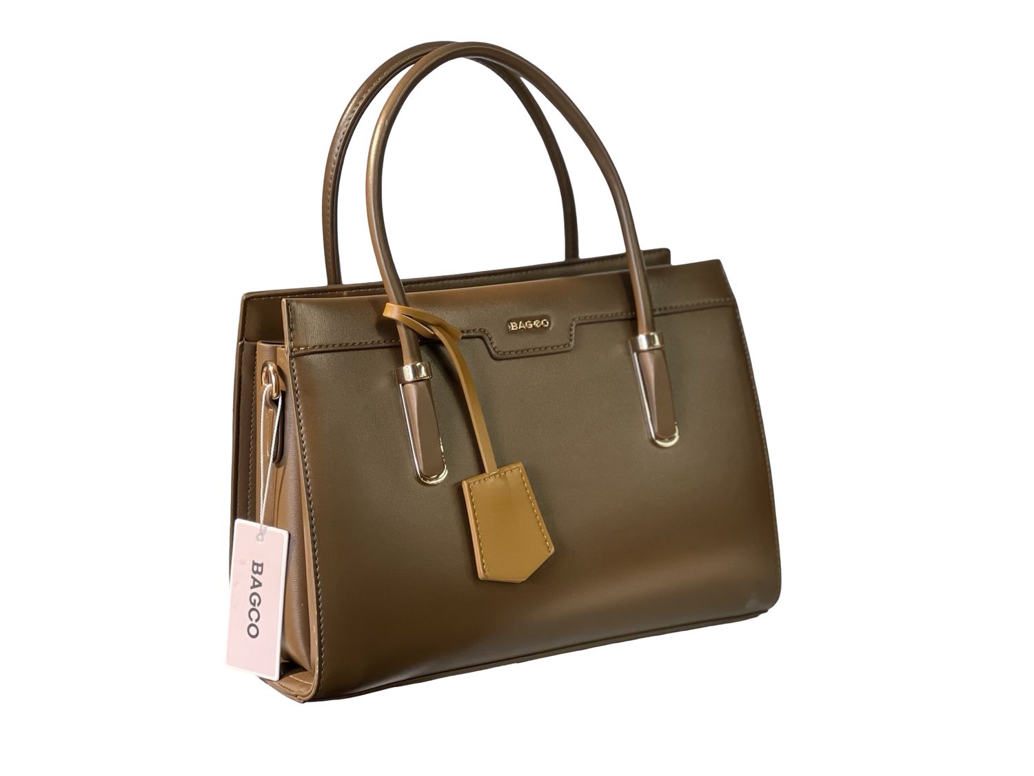 BAGCO Khaki Handbag - BXZO3092027