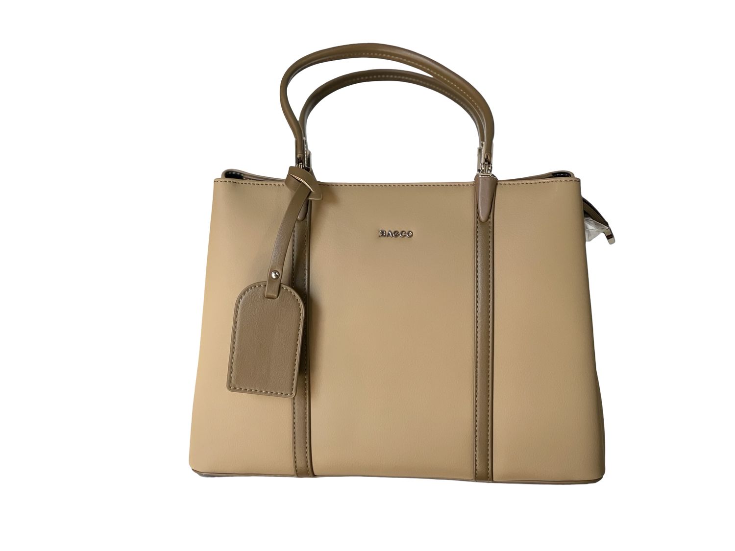 BAGCO Cream Handbag - DXZO30911ZZD