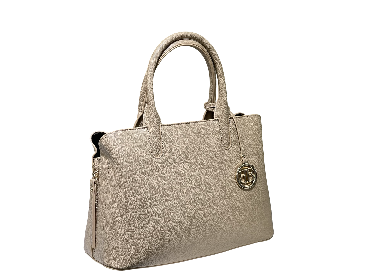 New Trendy Beige BAGCO Handbag