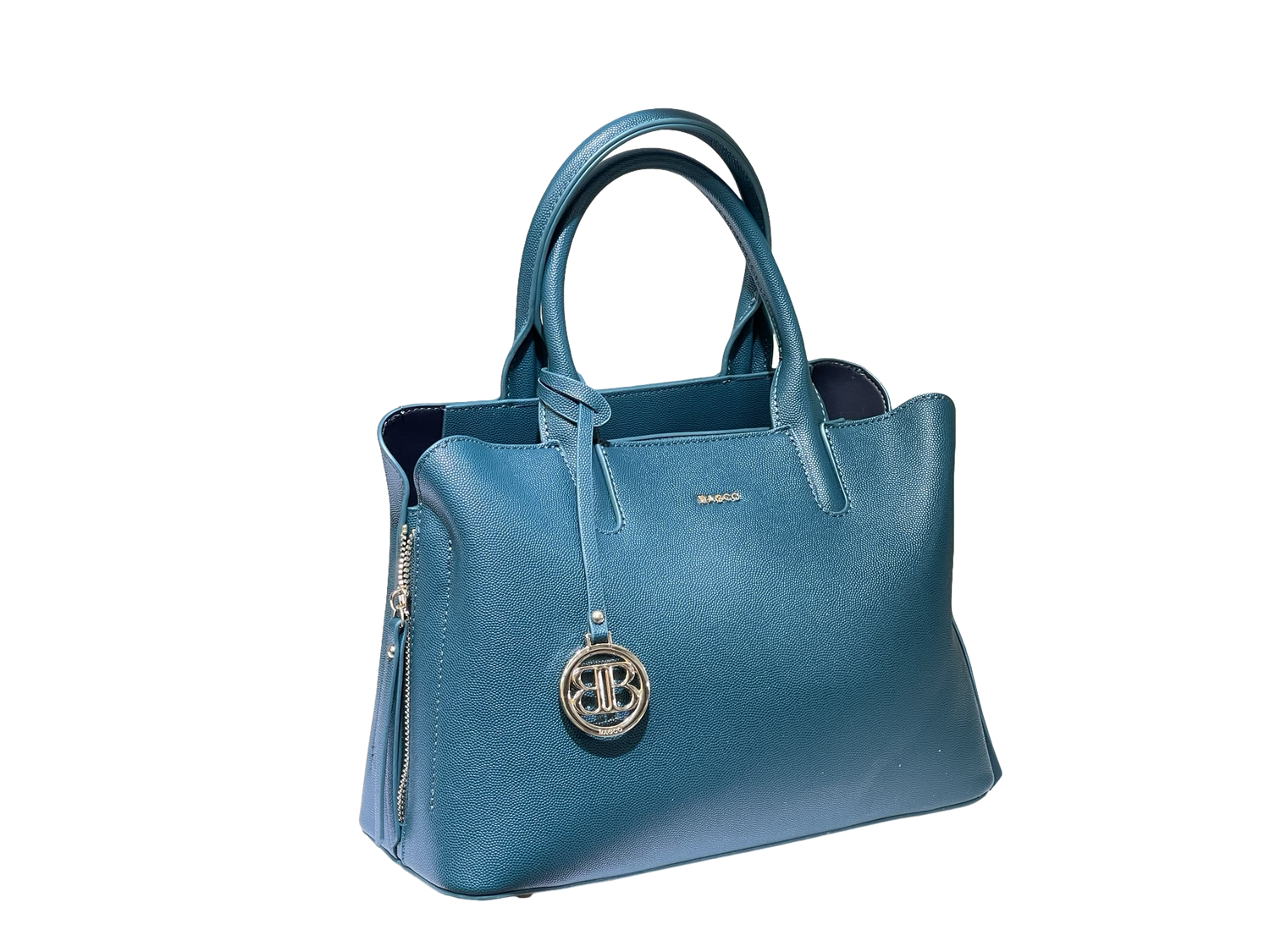 New Trendy Blue BAGCO Handbag