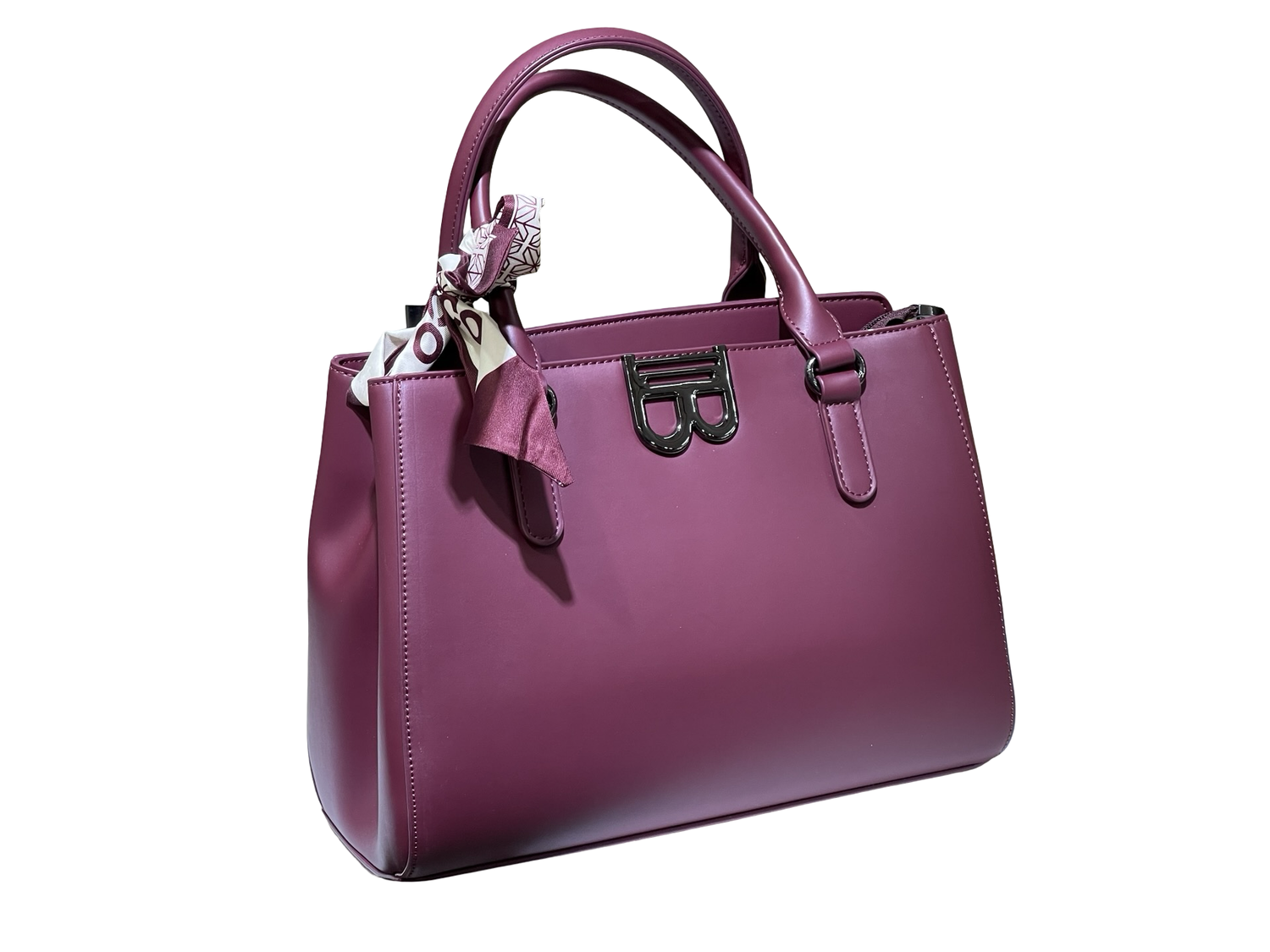 BAGCO Royal Maroon Grace Handbag