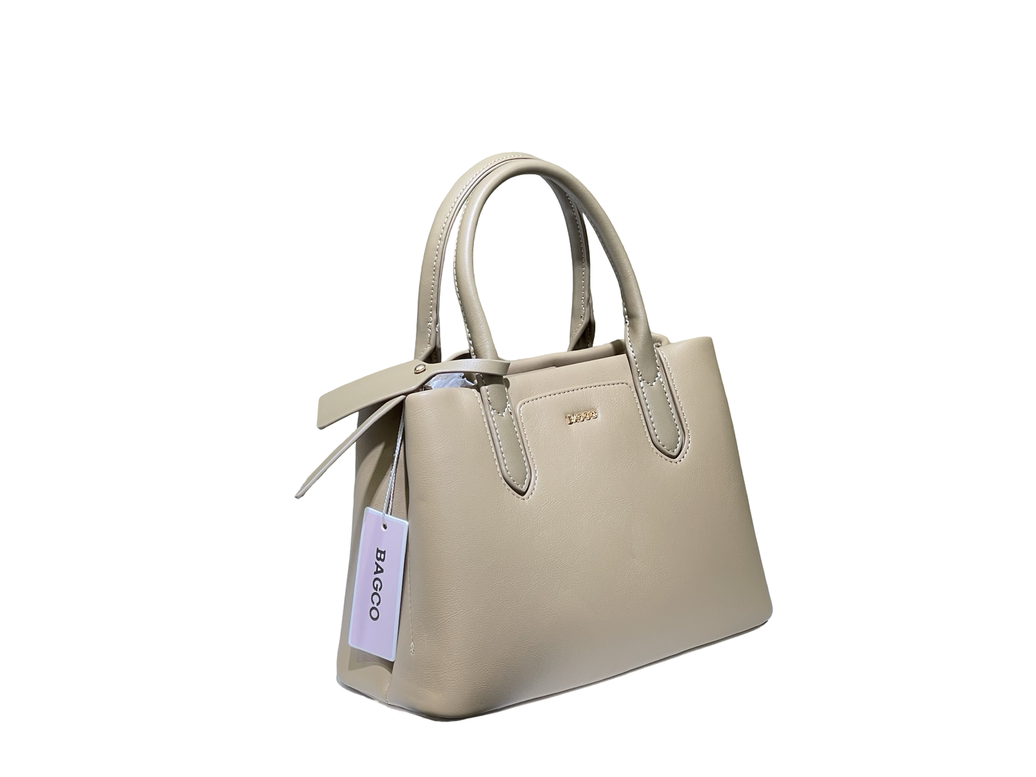 Trendy Taupe BAGCO Handbag