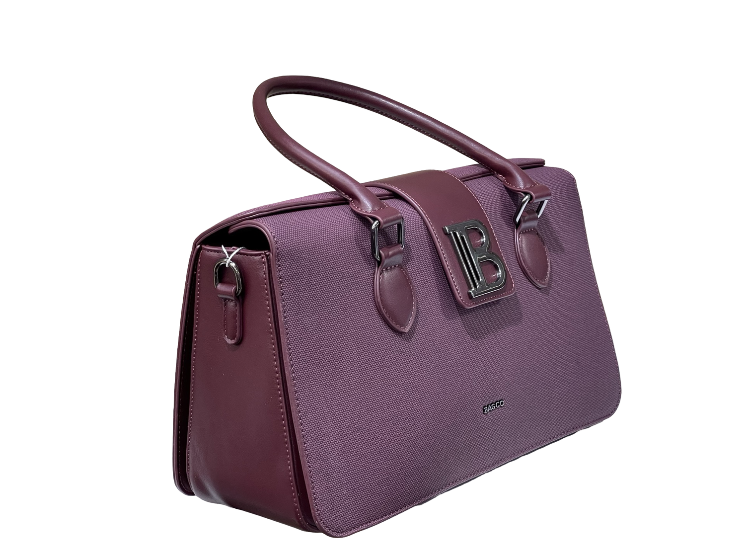 BAGCO Premium Structured Maroon Handbag – Mocha Elegance