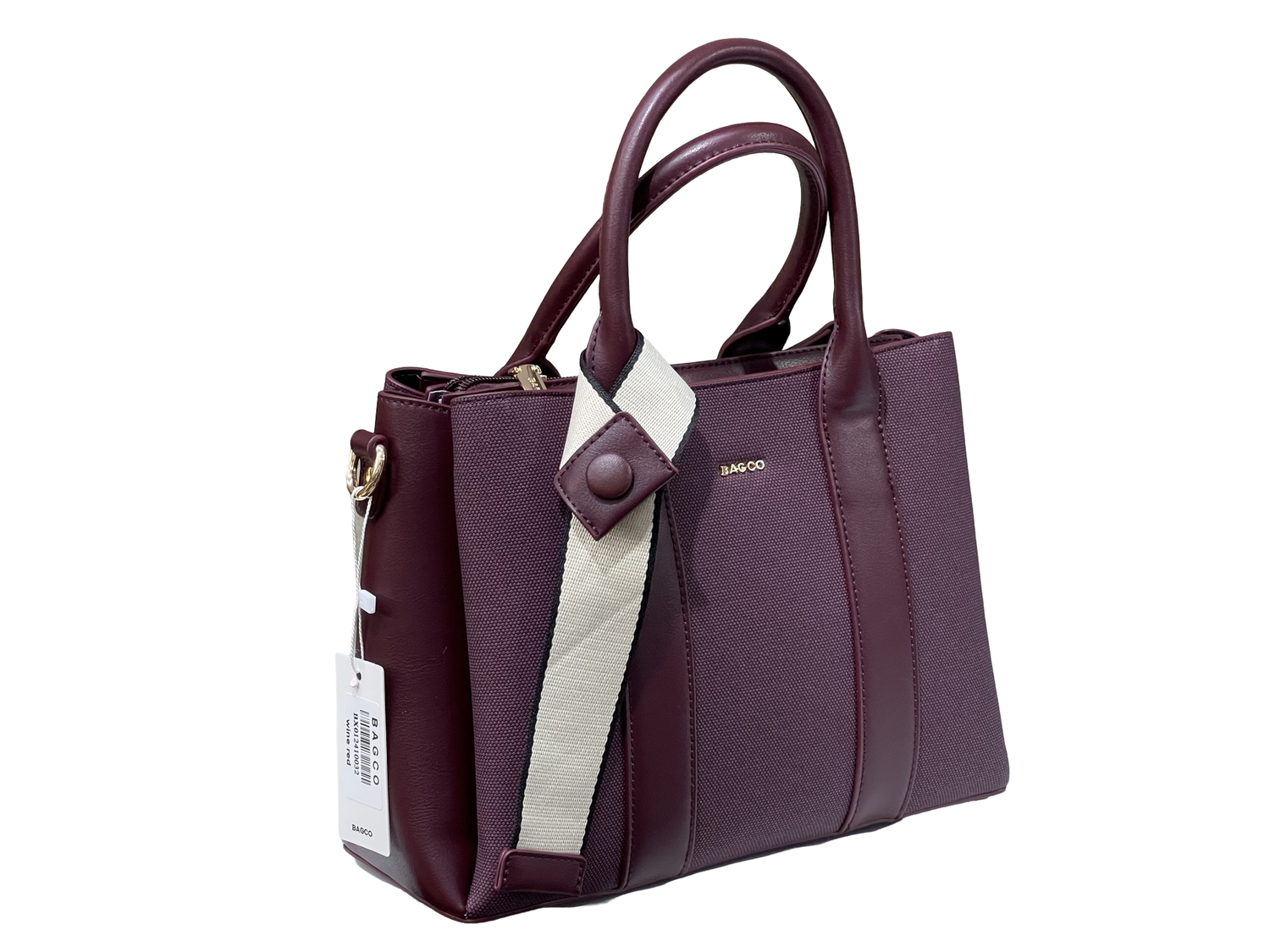 BAGCO Maroon Handbag