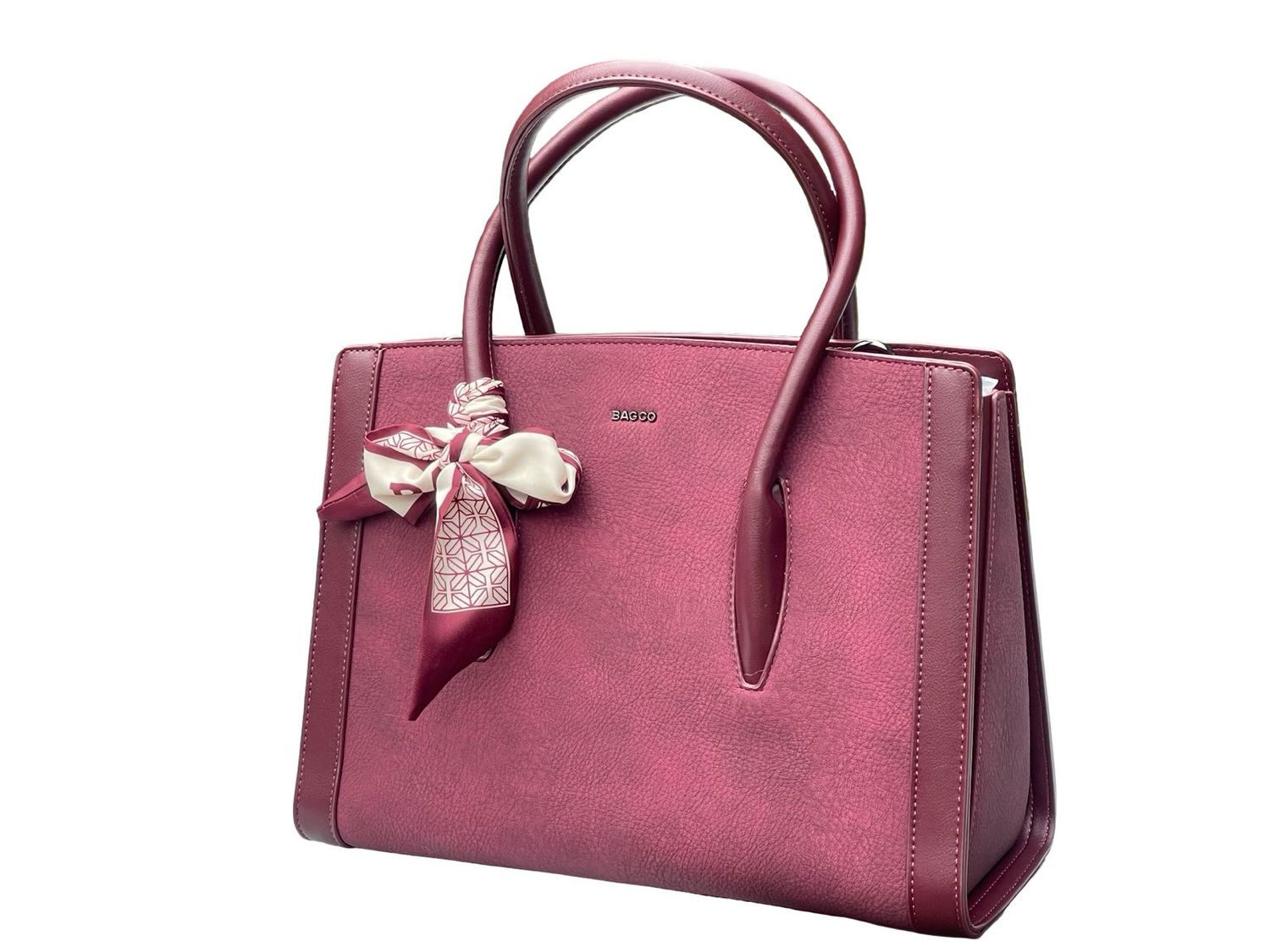 Trendy Executive Red BAGCO Handbag