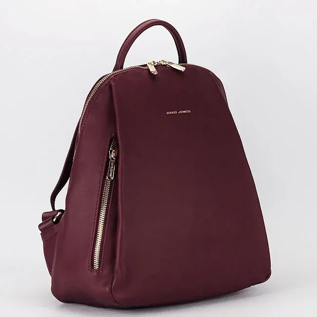 David Jones Maroon Backpack DJ630F