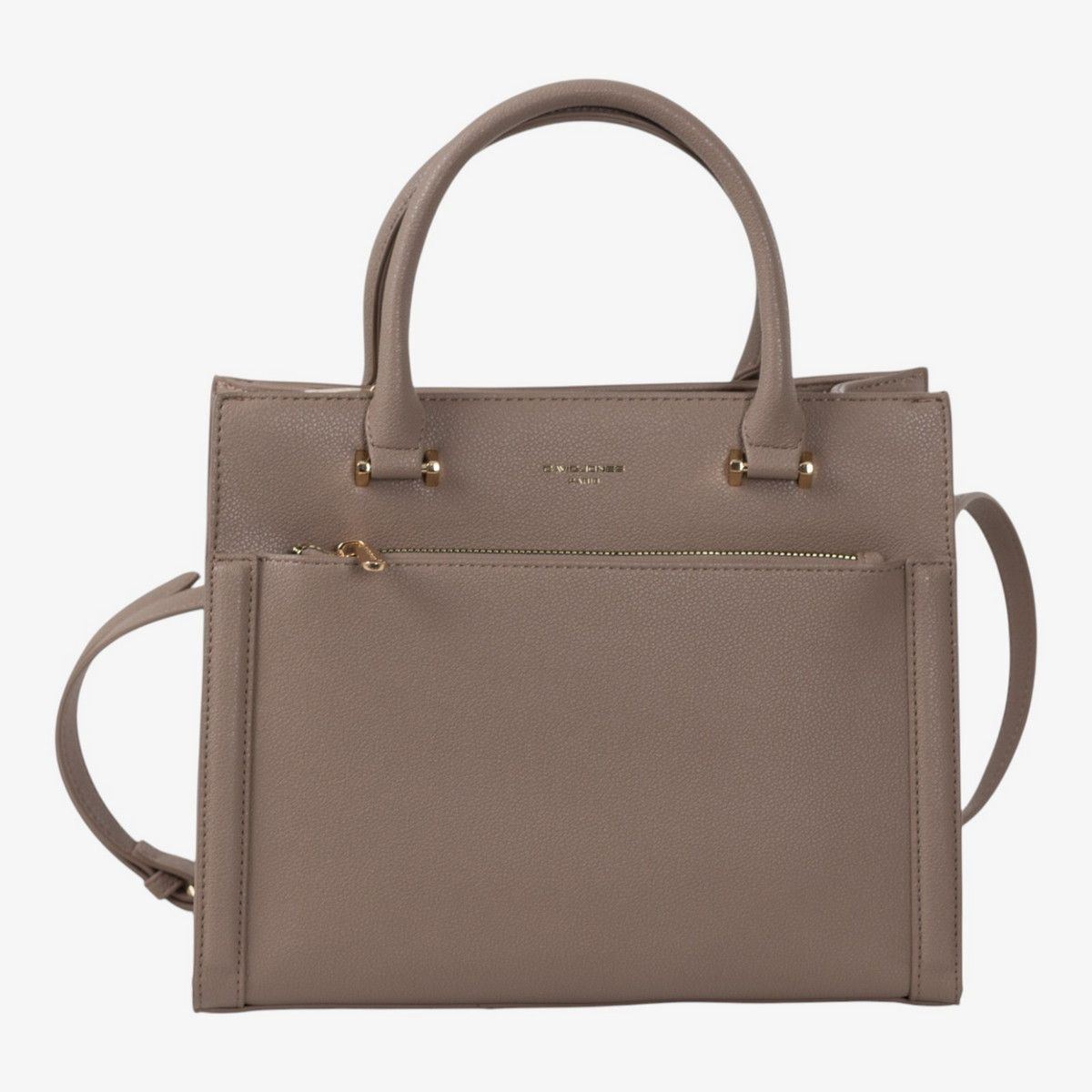 David Jones Taupe Executive Handbag DJ621F