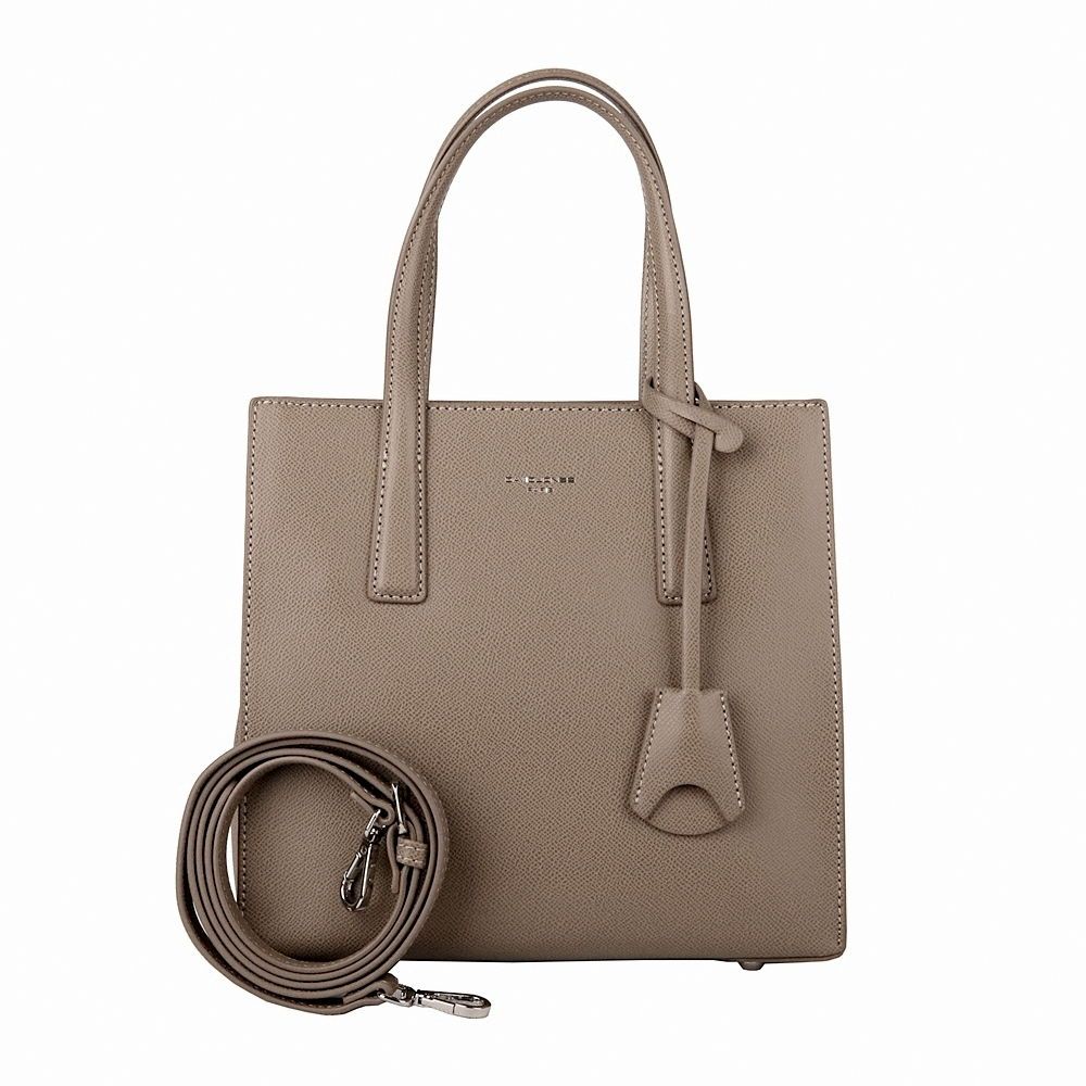 David Jones Taupe Shoulder Handbag DJ625F