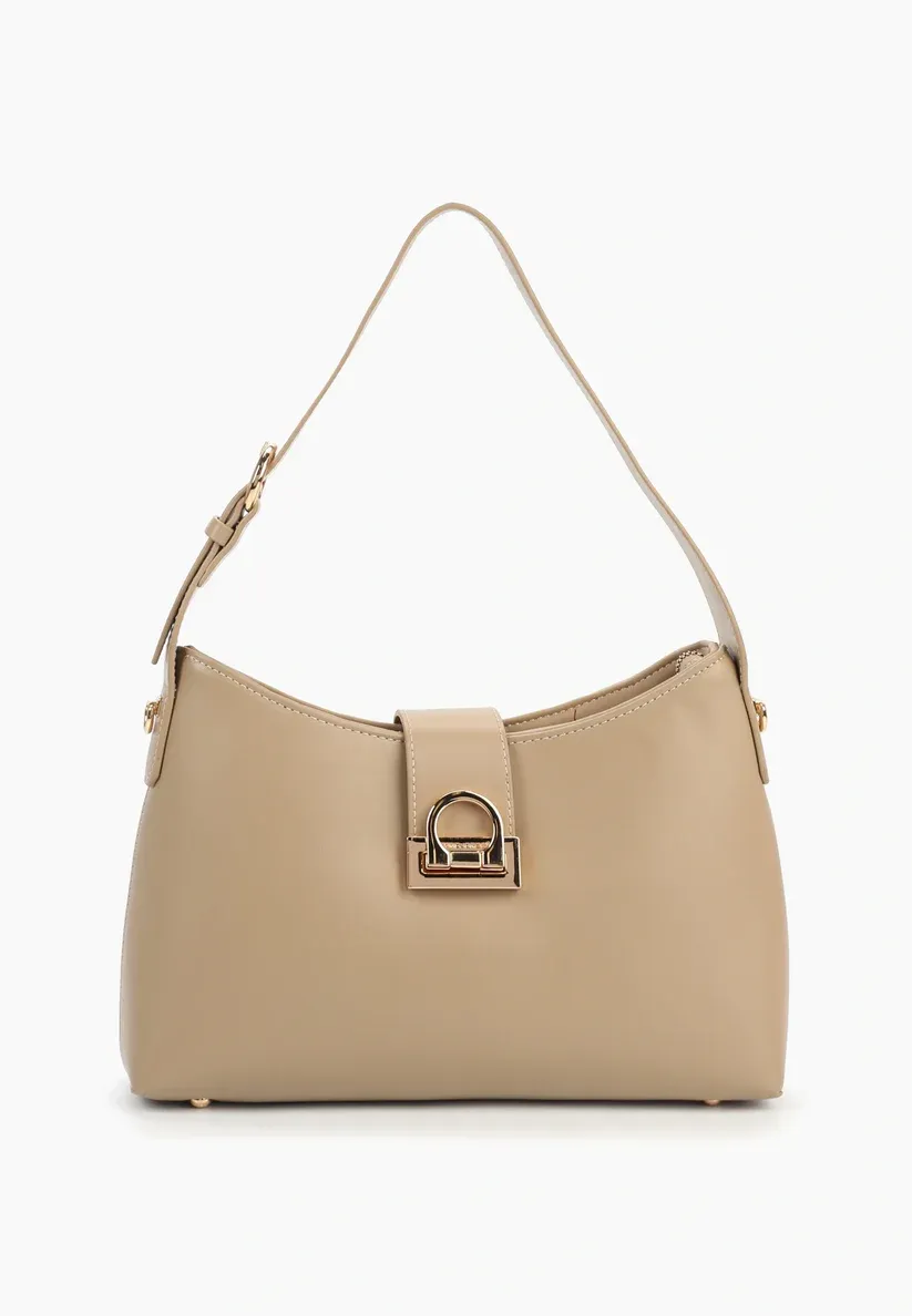 David Jones Beige Shoulder Handbag DJ649F