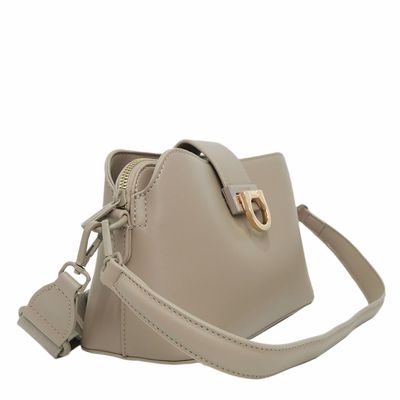 David Jones Taupe Shoulder Bag DJ670F