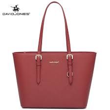 David Jones Red Tote Bag DJ715F