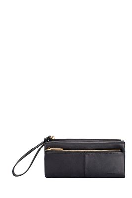 David Jones Black Long Wallet DJ725F