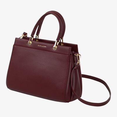 David Jones Maroon Formal Handbag DJ665F