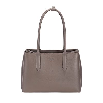 David Jones Taupe Large Handbag DJ697F