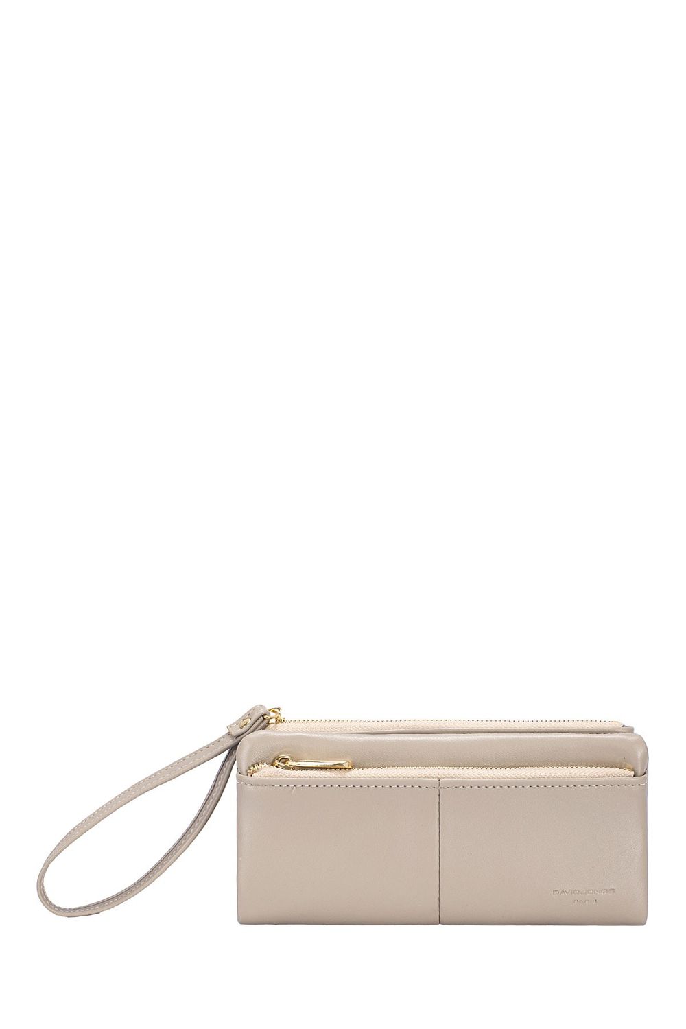 David Jones Taupe Long Wallet DJ726F