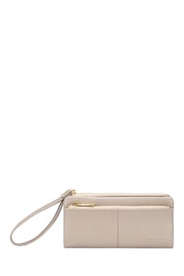 David Jones Taupe Long Wallet DJ726F