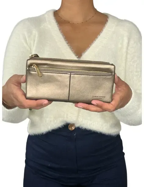 David Jones Gold Long Wallet DJ729F