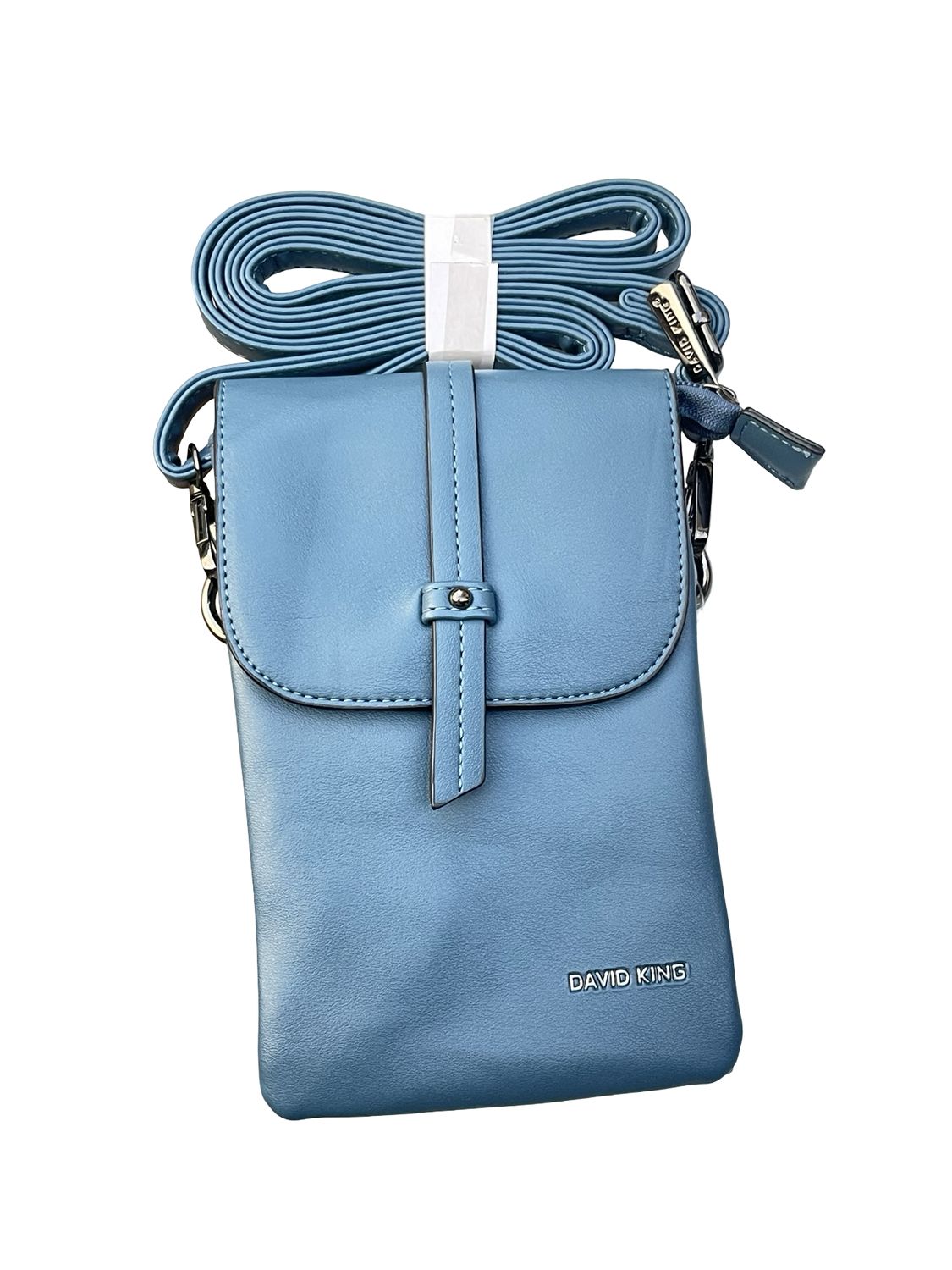 Classic Crossbody Phone Bag – Blue